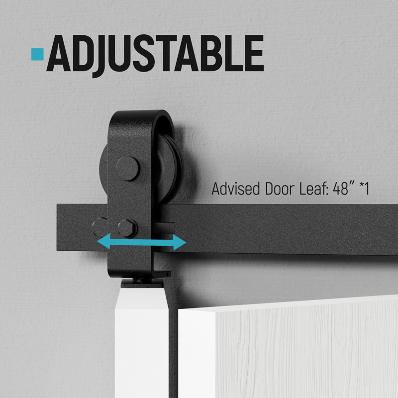 ATT Top Mount BiFold Sliding Single Barn Door Hardware & Reviews Wayfair